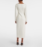 The Row Iragi knitted maxi dress