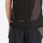 SOAR Men's Singlet in Black/Grey