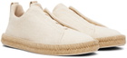 ZEGNA Off-White Triple Stitch Sneakers