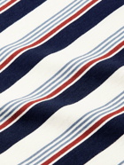 HOWLIN' - Striped Cotton-Jersey T-Shirt - Blue