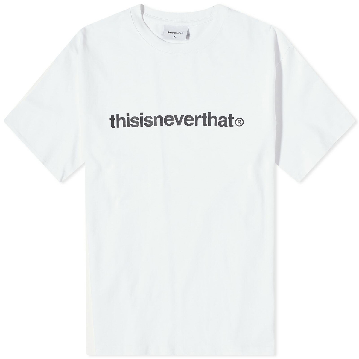 thisisneverthat Men's T-Logo T-Shirt in White thisisneverthat