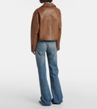 Dorothee Schumacher Cropped leather jacket