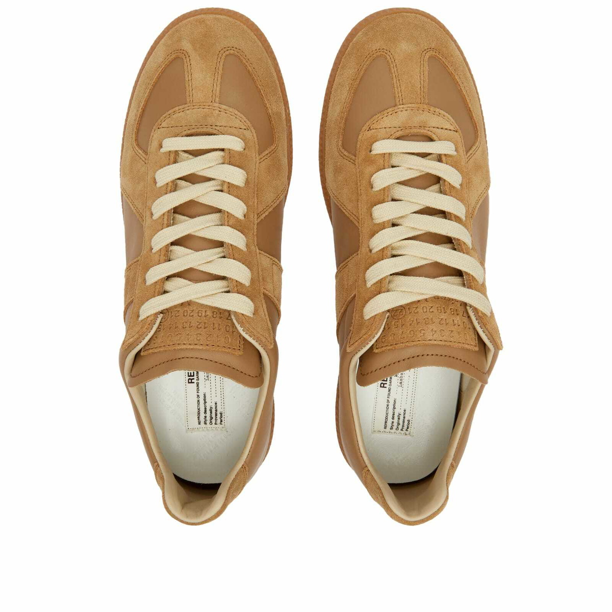Maison Margiela Women's Replica Sneakers in Chamois Maison