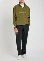 Malbon Tour Divot Logo Camouflage Half-zip Stretch-jersey Jacket Multicoloured