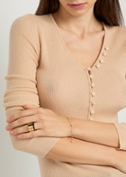 Tory Burch Moondance 18kt Gold-plated Logo Bracelet - One Size