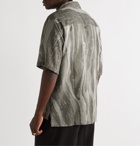 Nicholas Daley - Camp-Collar Printed Cotton and Wool Shirt - Gray