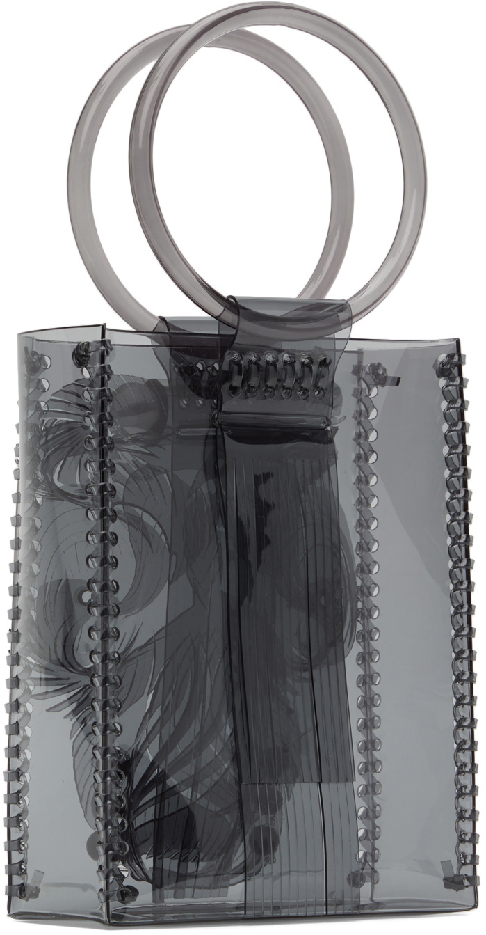 Mame Kurogouchi Black Sculptural Mini Handle Bag Mame Kurogouchi