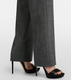McQueen Prince of Wales check wool straight pants