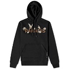 3.Paradis Men's Paradis Logo Hoody in Black