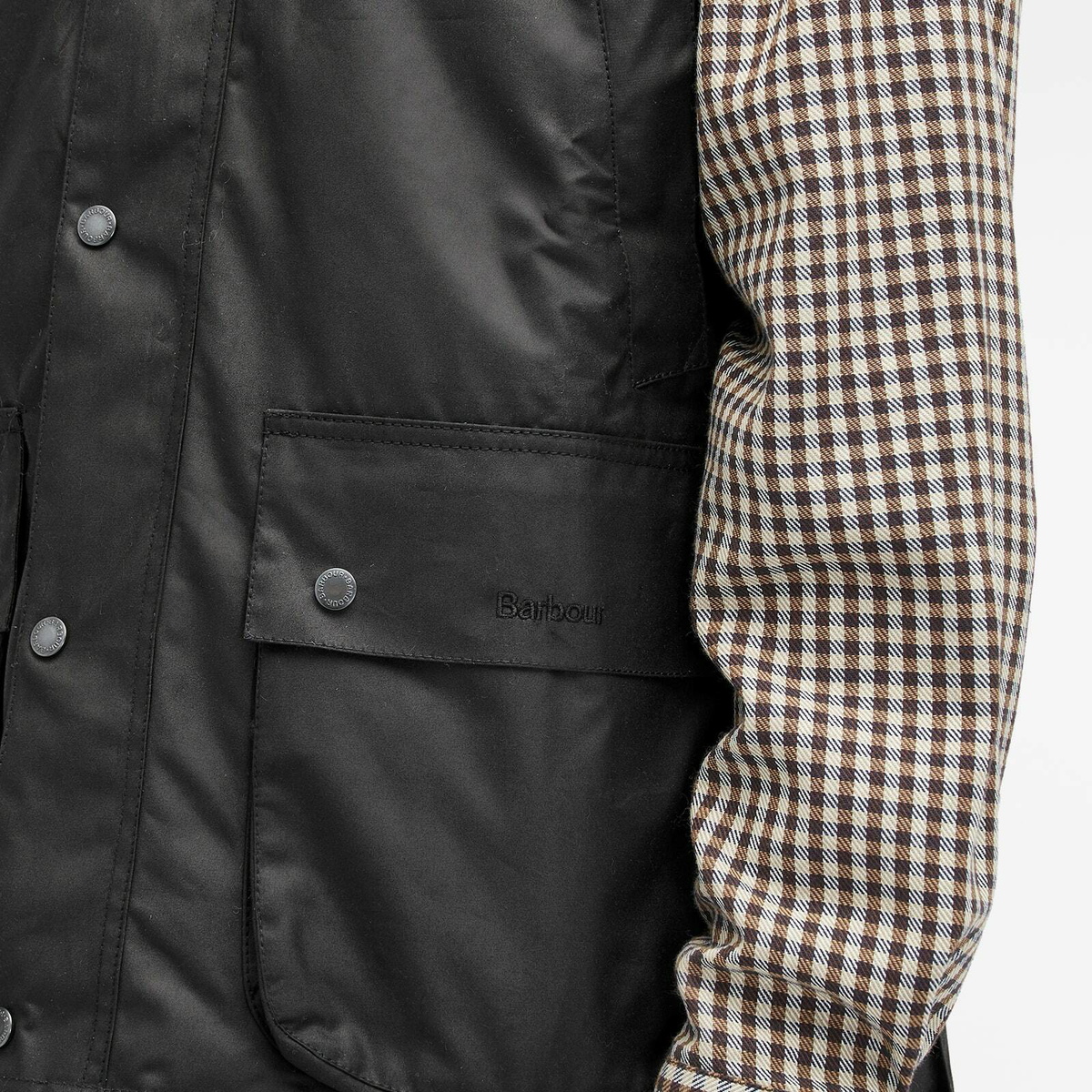 Barbour Men's x Baracuta Wax Gilet in Black