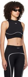 Off-White Black Seamless Sport Bra