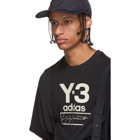 Y-3 Black Stacked Logo T-Shirt