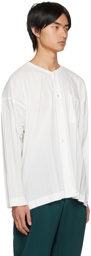 Homme Plissé Issey Miyake White Edge Shirt