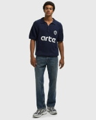 Arte Antwerp Football Knit Blue Mens Pullovers/Shortsleefe