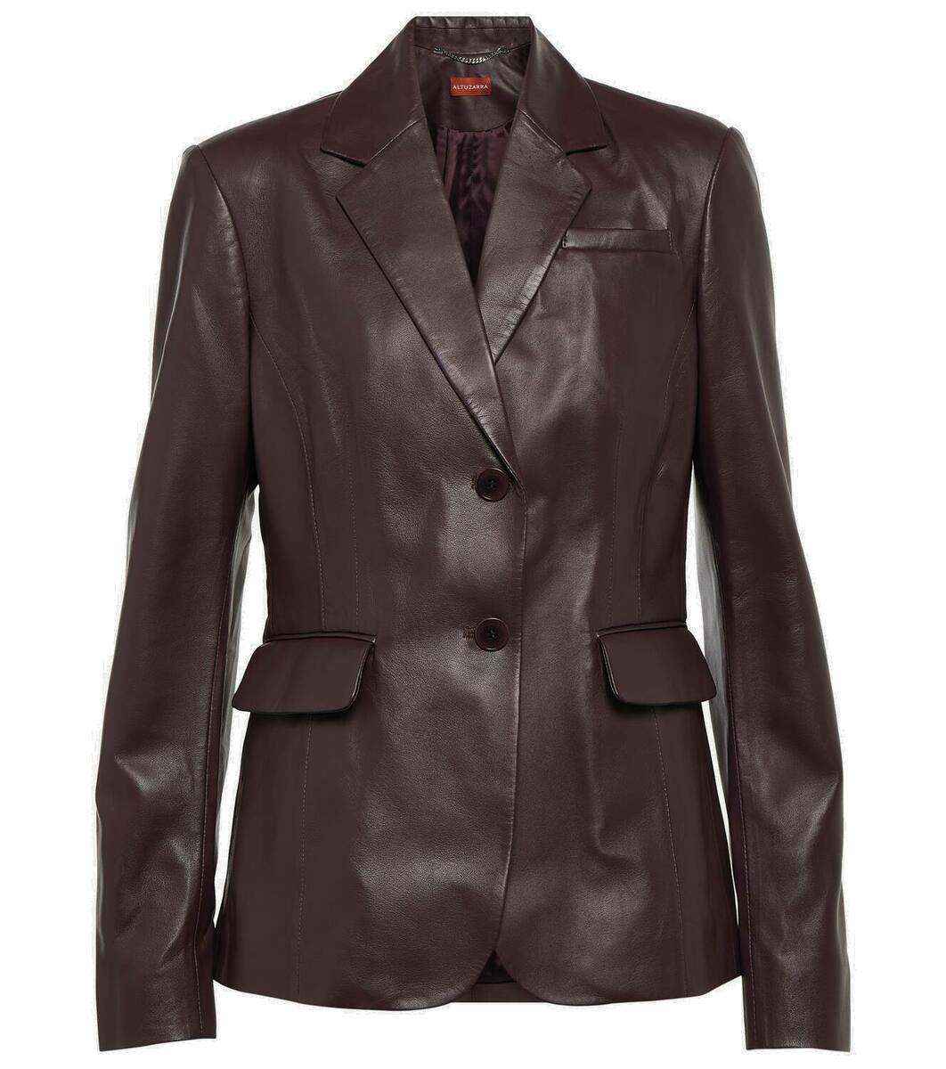 Altuzarra Fenice leather jacket Altuzarra