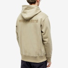 Norse Projects Men's Arne Relaxed N Logo Hoodie in Sand
