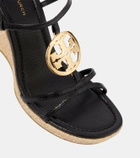Tory Burch Capri Miller leather espadrille wedge