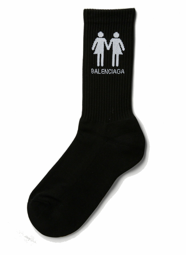 Photo: Pride Tennis Socks in Black