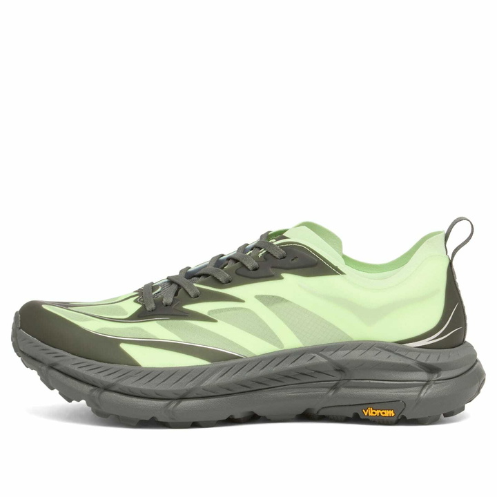 Photo: HOKA ONE ONE U Mafate Speed 4 Lite Sneaker in Luna Moth/Cosmic Grey