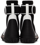 Burberry Black & White Sub High-Top Sneakers
