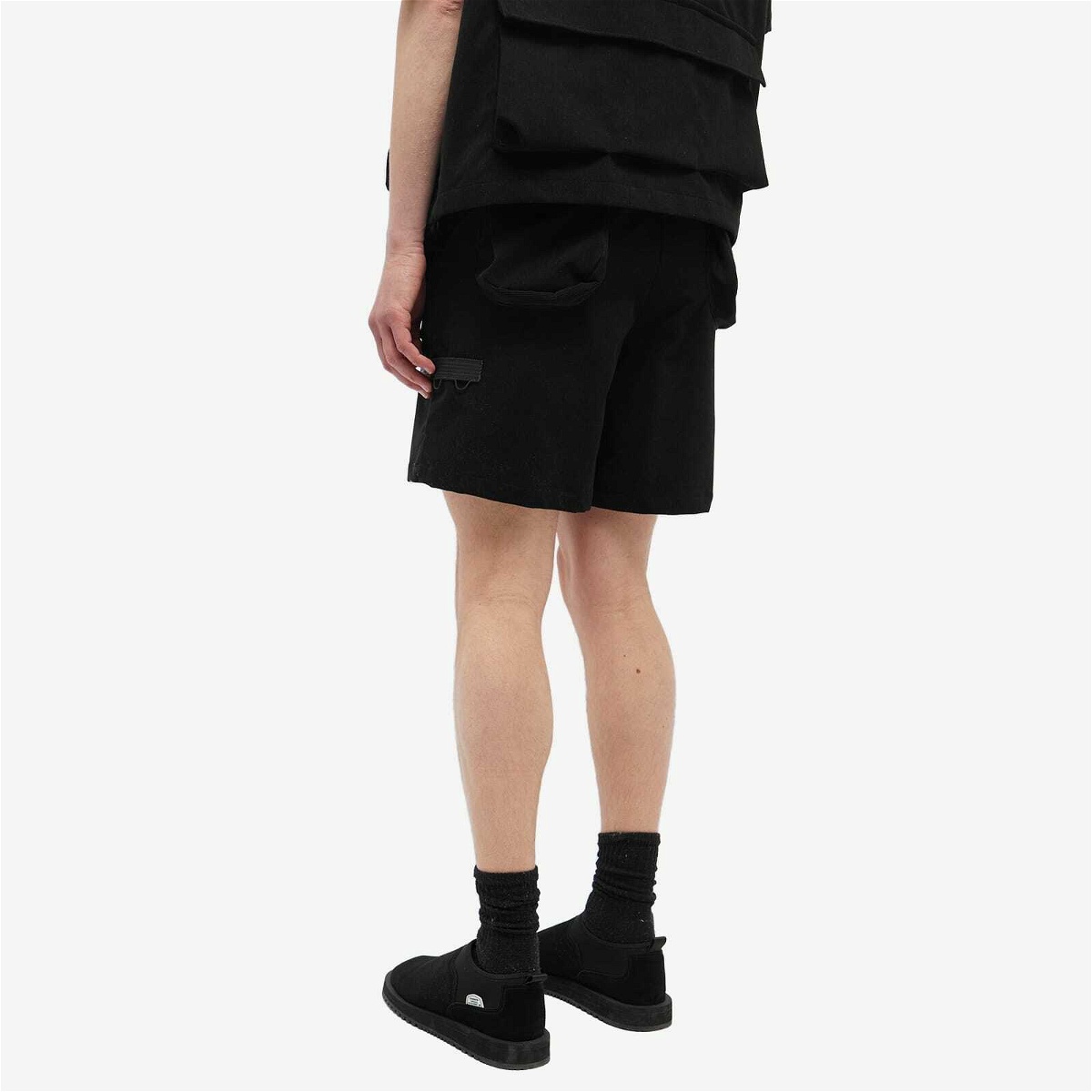 DIGAWEL x F/CE 6 Pocket Corduroy Shorts in Black DIGAWEL