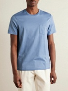 Ralph Lauren Purple label - Garment-Dyed Cotton-Jersey T-Shirt - Blue