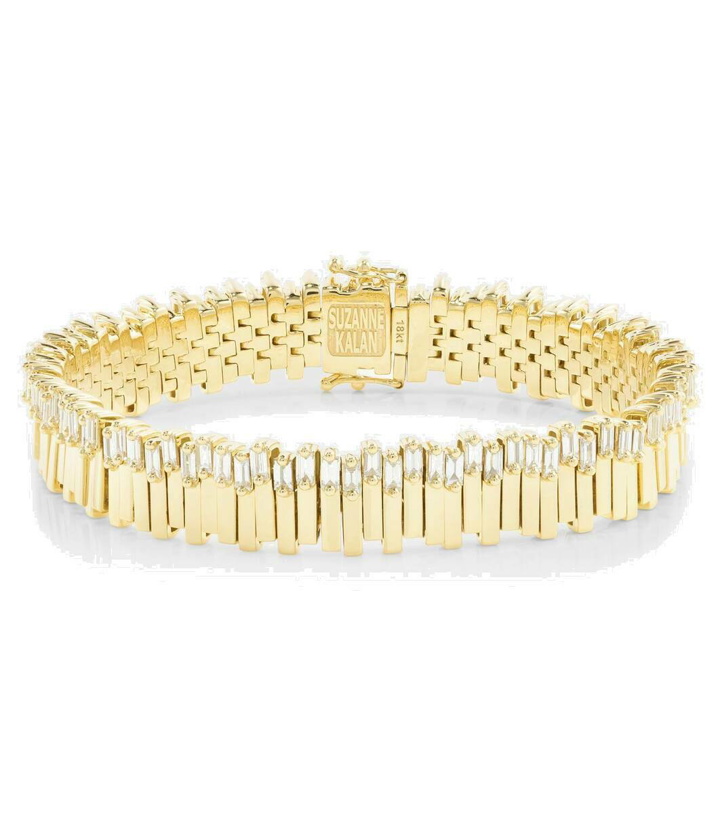 Photo: Suzanne Kalan 18kt gold tennis bracelet with diamonds