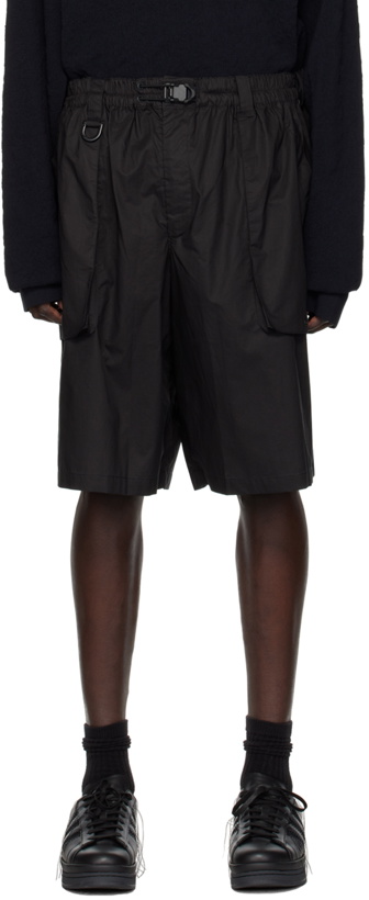 Photo: Y-3 Black Drawstring Shorts