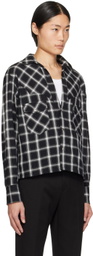 The Letters Black Check Shirt