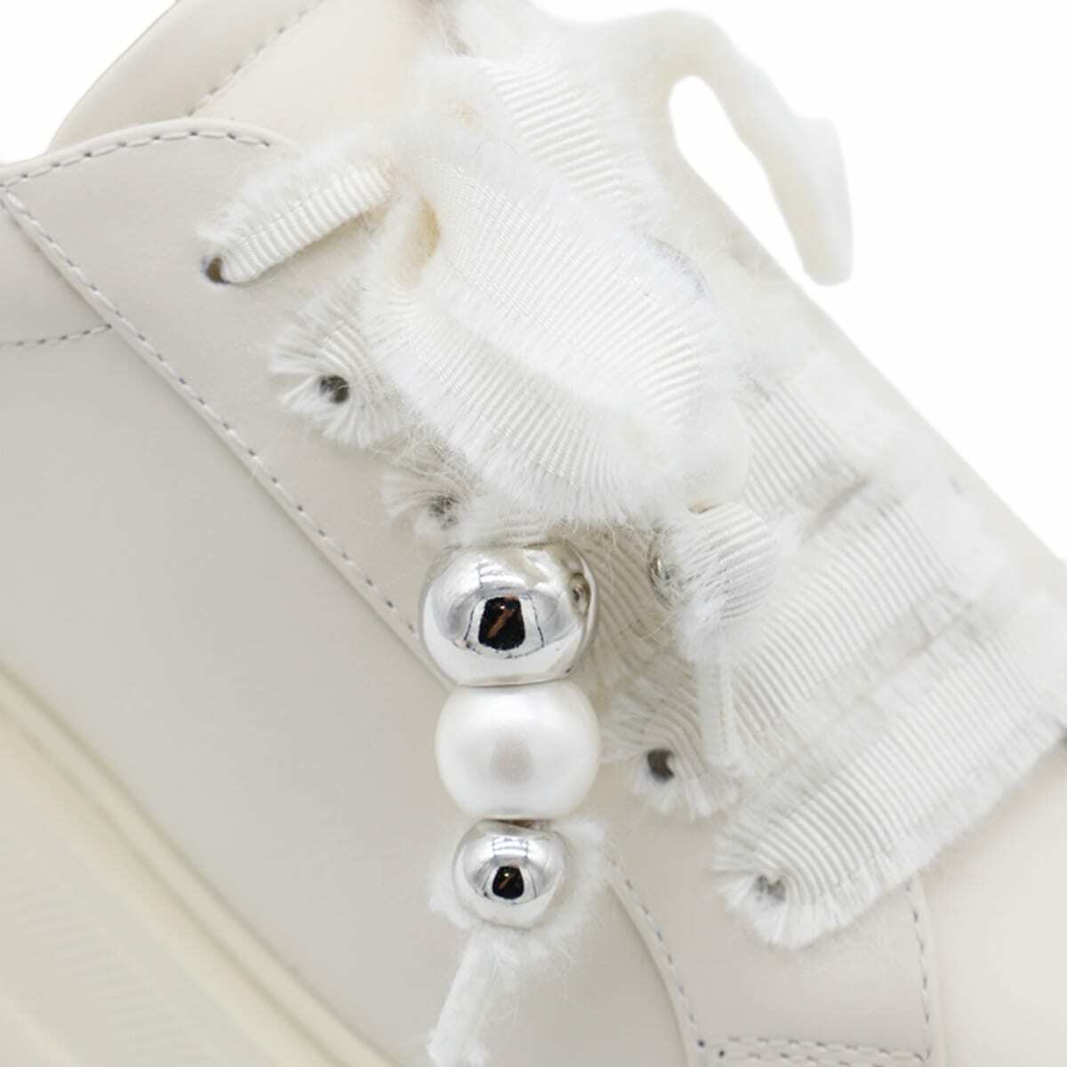 Casadei Milk Leather Nexus Sneakers