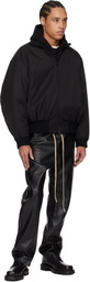 Fear of God Black Nylon Wool Bomber Jacket