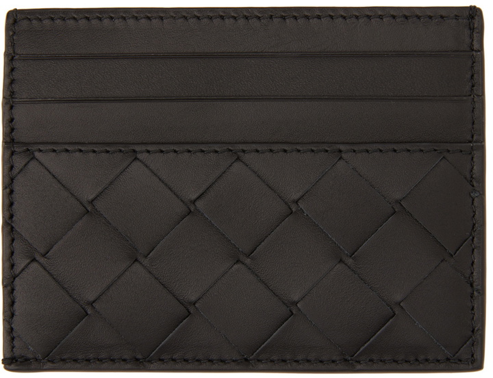 Photo: Bottega Veneta Black Credit Card Holder