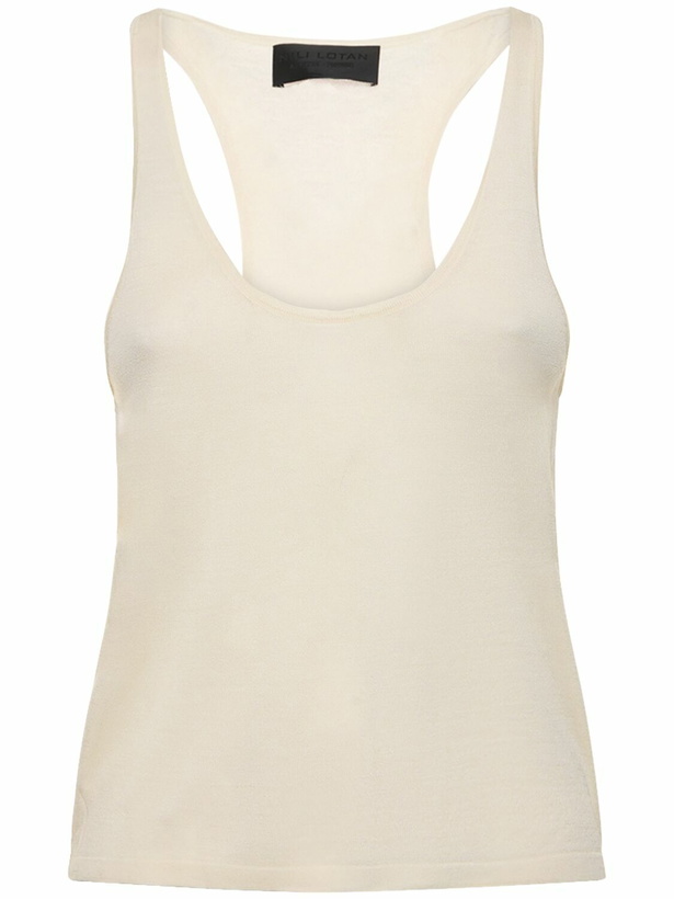 Photo: NILI LOTAN - Eloise Silk Tank Top