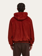 Ferragamo Mens Suede blouson in Red