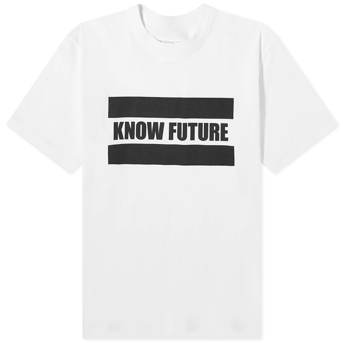 Photo: Sacai Men's Know Future T-Shirt in White