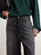 Acne Studios - Cotton Denim Shorts - Gray