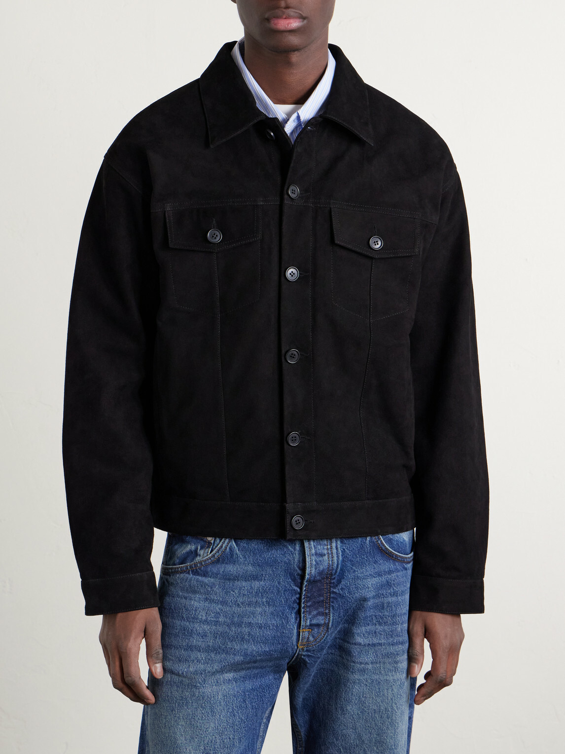 NN07 - Roy 90031 Suede Jacket - Black
