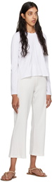 LESET White Maya Long Sleeve T-Shirt