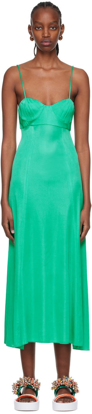 Dries van noten green dress best sale