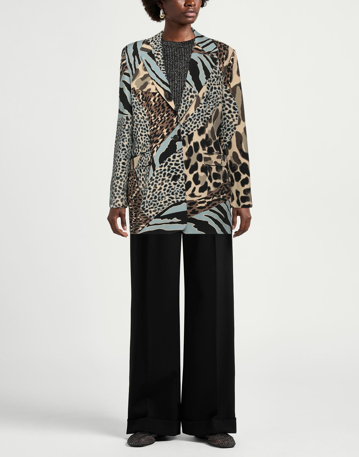 Manila Grace Womens Blazer in Beige