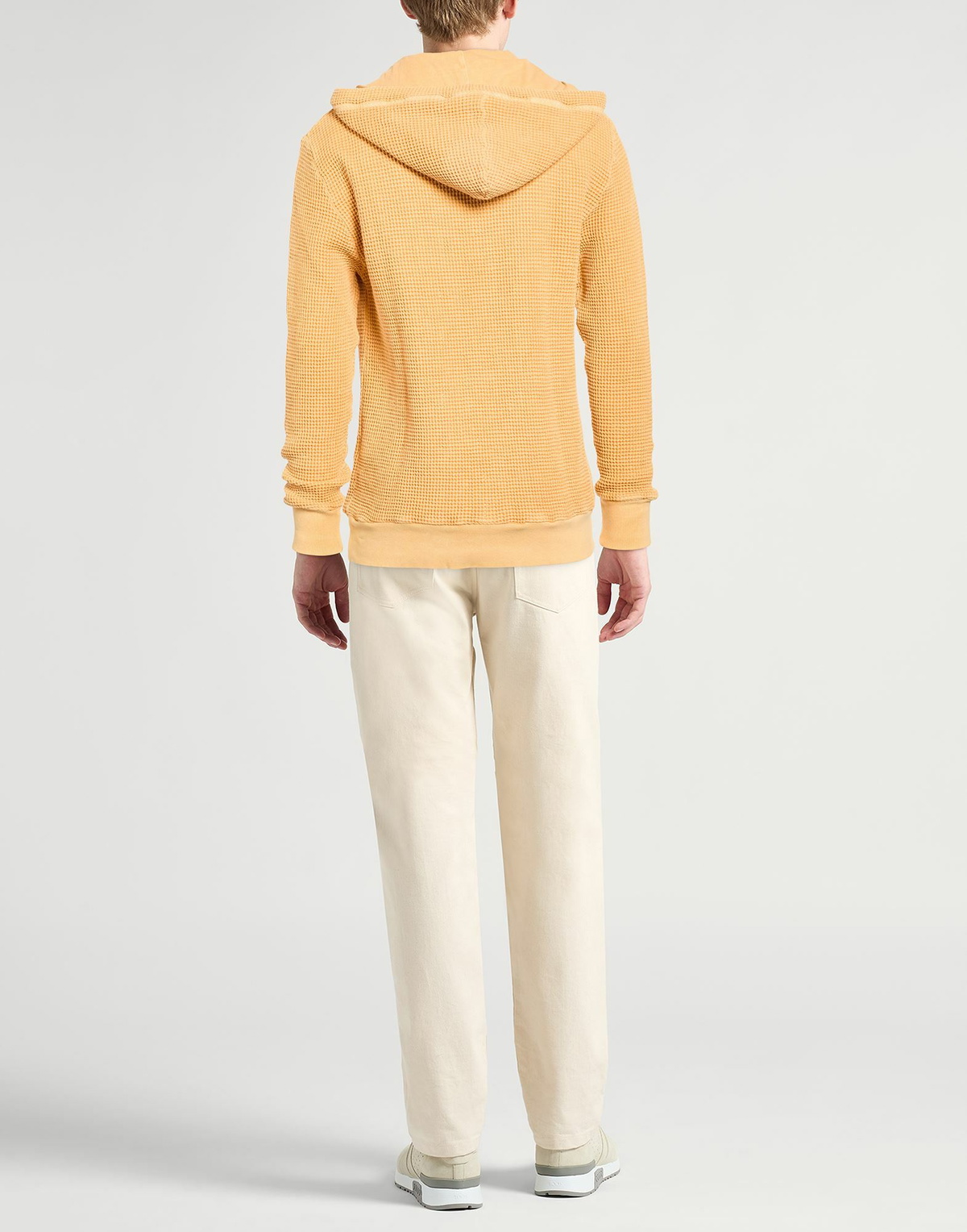 Crossley Mens Sweatshirt in Orange