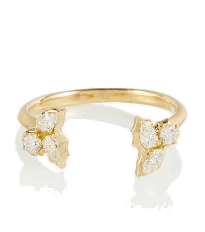 Photo: Jade Trau Posey 18kt gold ring with diamonds