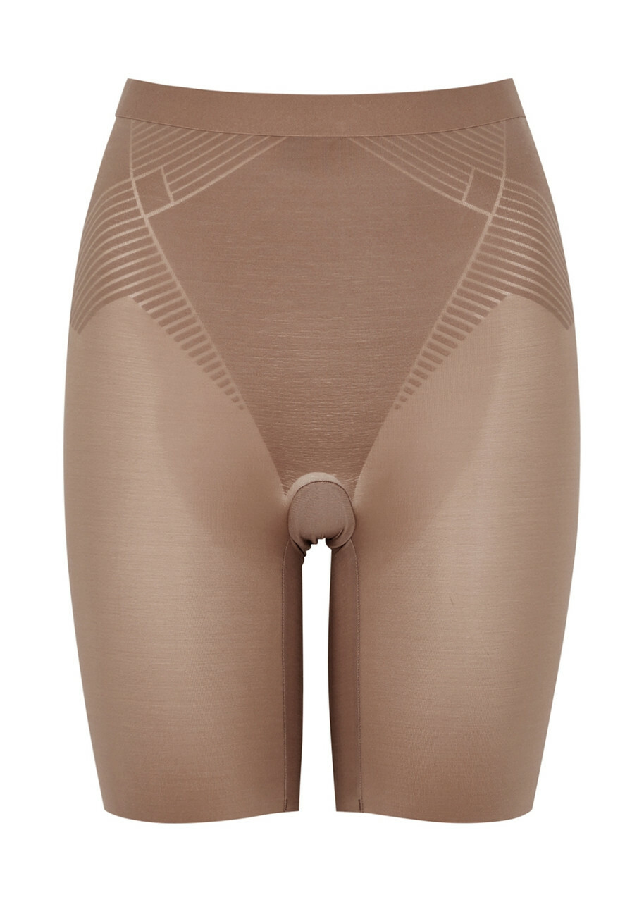 Spanx Thinstincts 2.0 Mid-thigh Shorts Light Brown