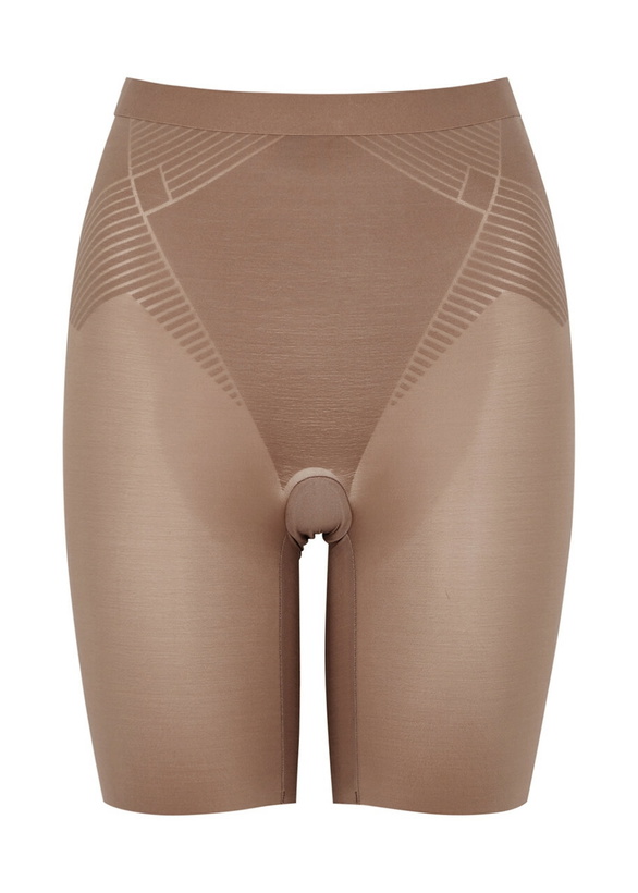 Photo: Spanx Thinstincts 2.0 Mid-thigh Shorts Light Brown