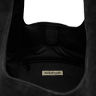 Mazi Untitled Flow Suede Tote Bag in Black 