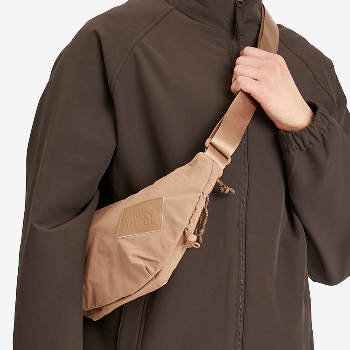 The North Face Women's Never Stop Crossbody Bag in Latte 