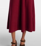 Etro Silk, wool, and cashmere shirt dress