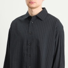 Applied Art Forms Men's Soho Stripe Shirt in Black