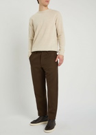 John Smedley Norfolk Cashmere and Wool-blend Jumper Beige