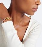 Chloé Leather-trimmed bracelet
